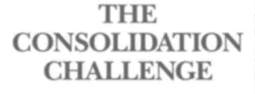 The Consolidation Challenge Image