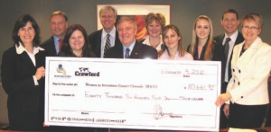 Crawford Cares – Donation to WICC Image