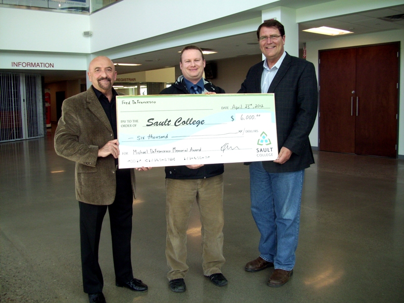 Michael Joseph De Francesco Memorial Award established at Sault College Image