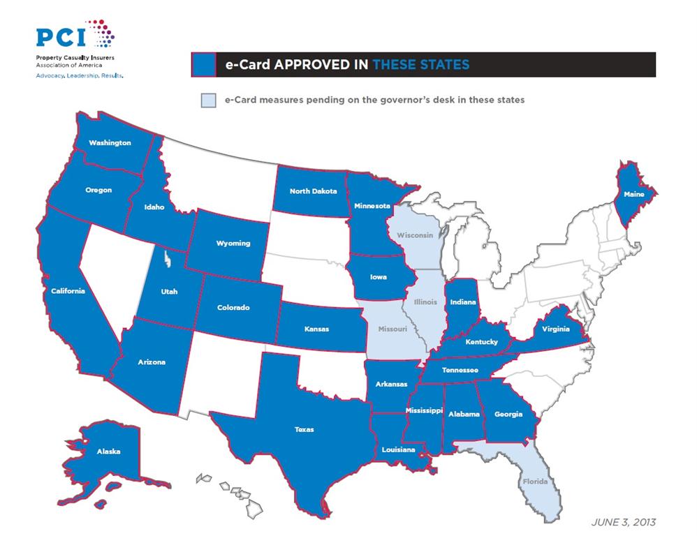 Nearly half of U.S. states now allow electronic proof of auto insurance Image