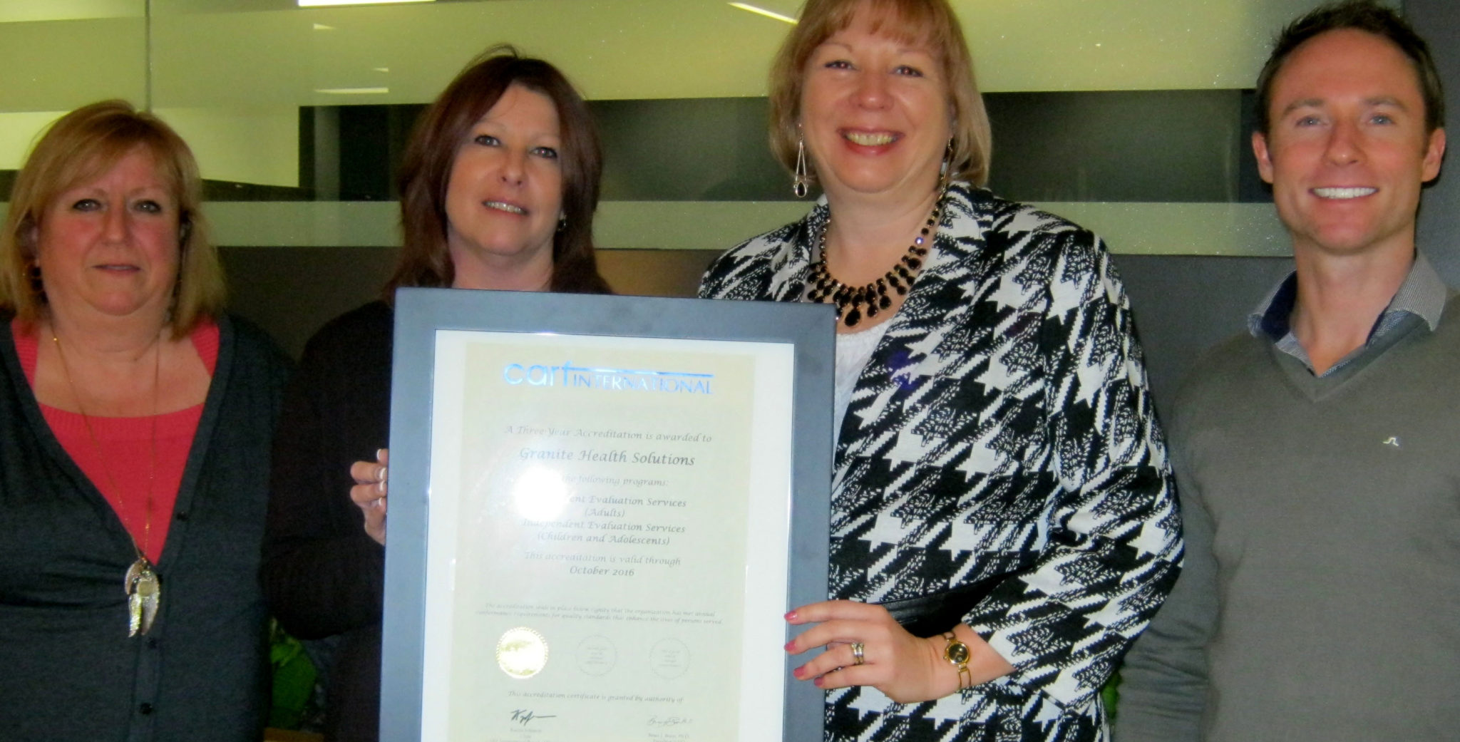 Granite Health Solutions awarded Three-Year CARF Accreditation Image