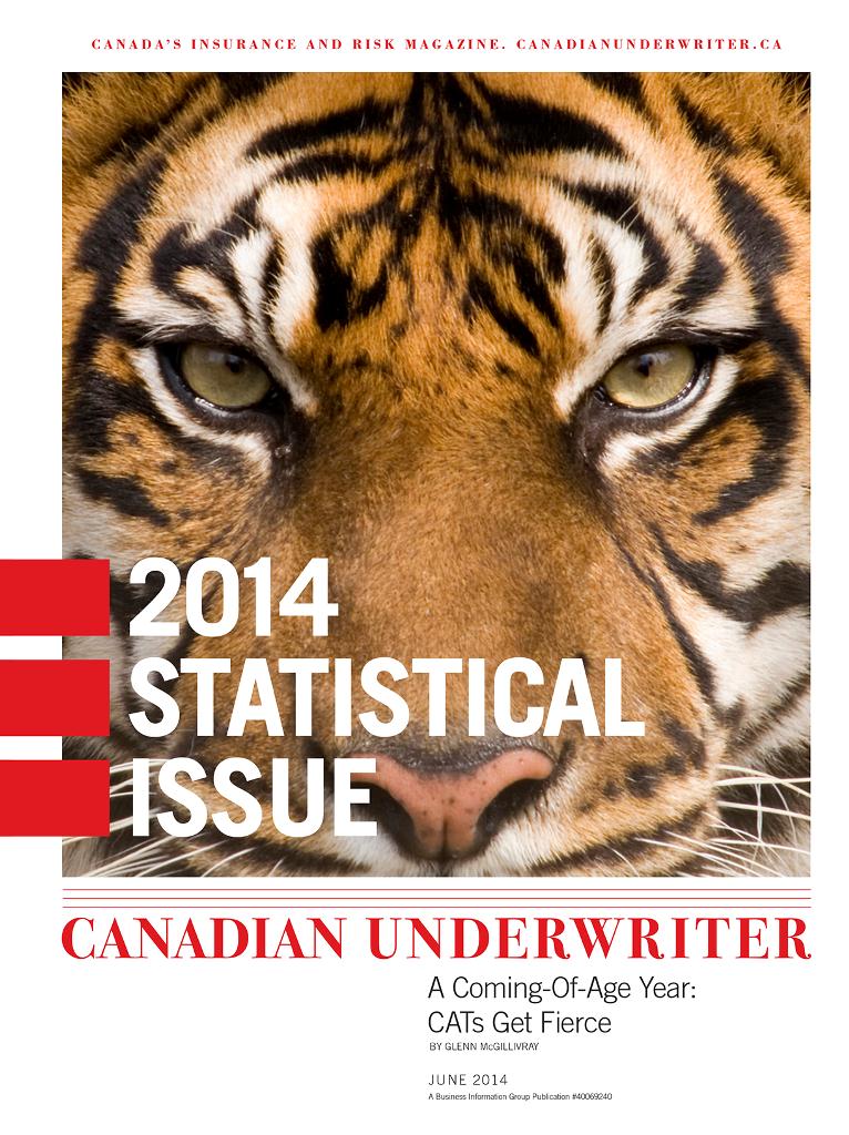 The Digital Edition of Canadian Underwriter’s 2014 STATISTICAL ISSUE Image