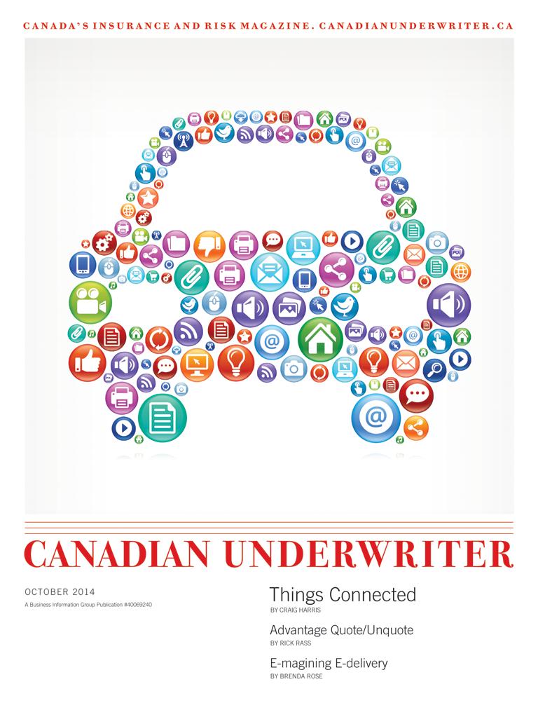 The Digital Edition of Canadian Underwriter’s October 2014 issue Image