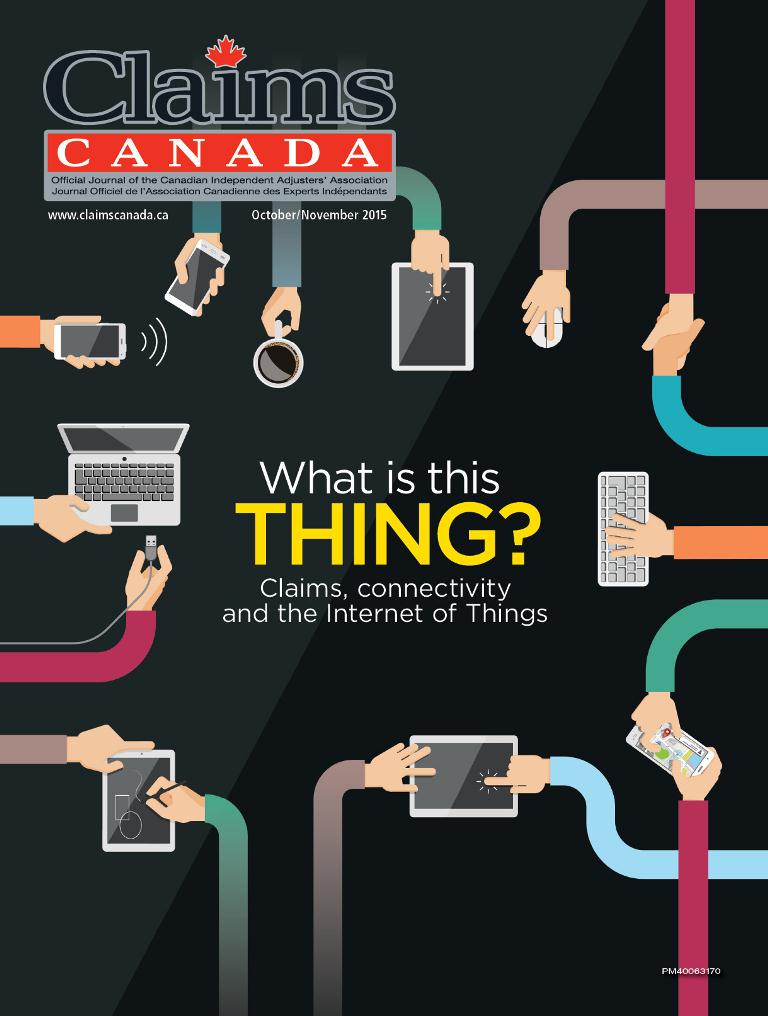 The Digital Edition of Claims Canada magazine’s October/November 2015 issue Image