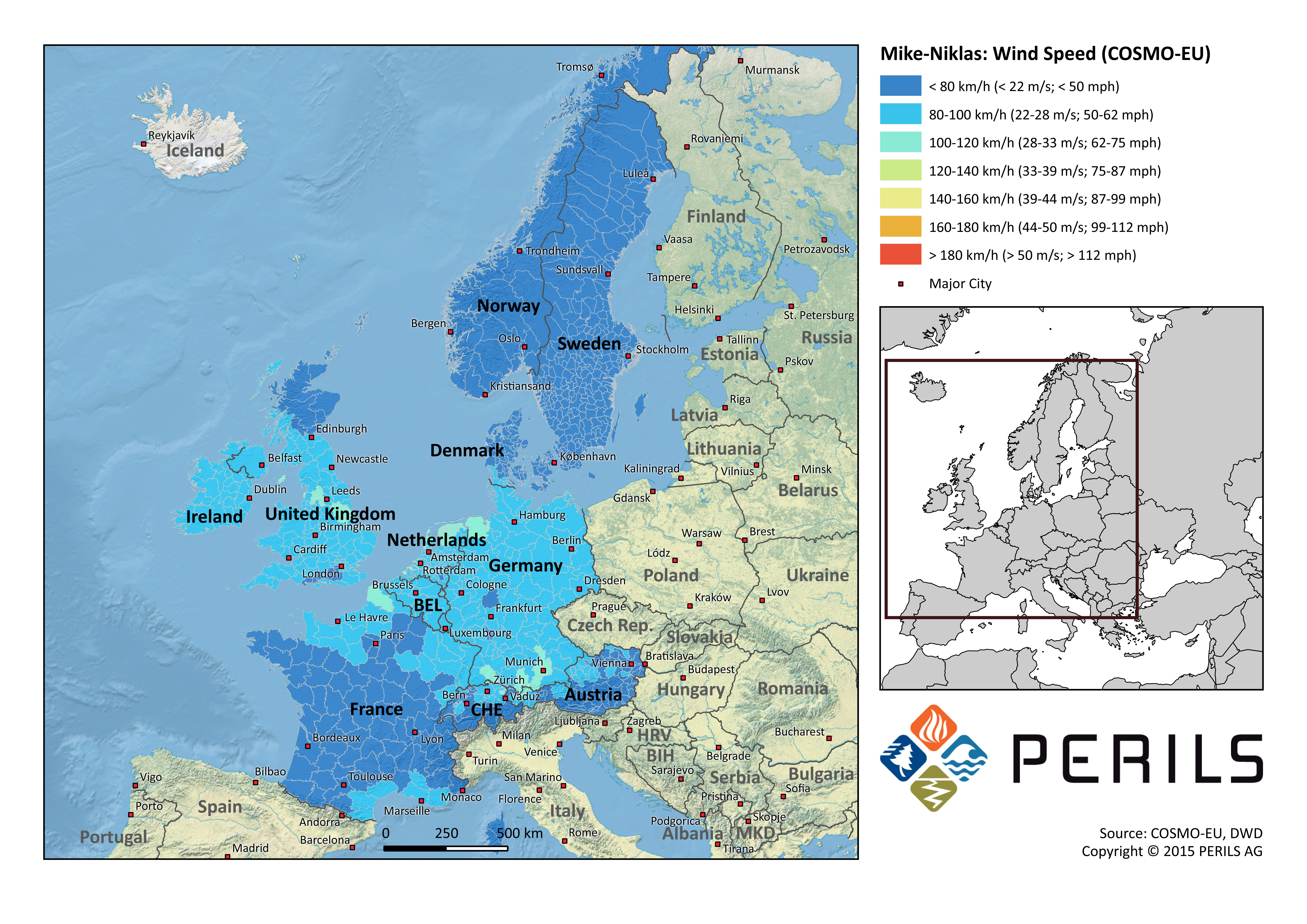 Final property market loss for windstorm Mike-Niklas estimated at 816 million euros Image