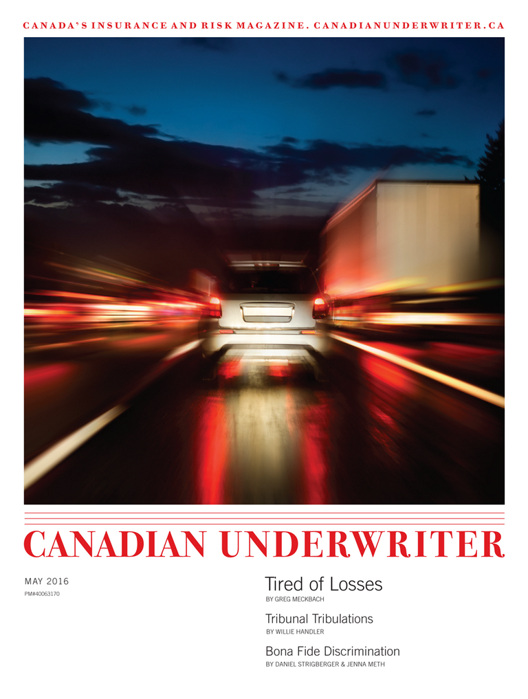 The Digital Edition of Canadian Underwriter magazine’s May 2016 issue Image