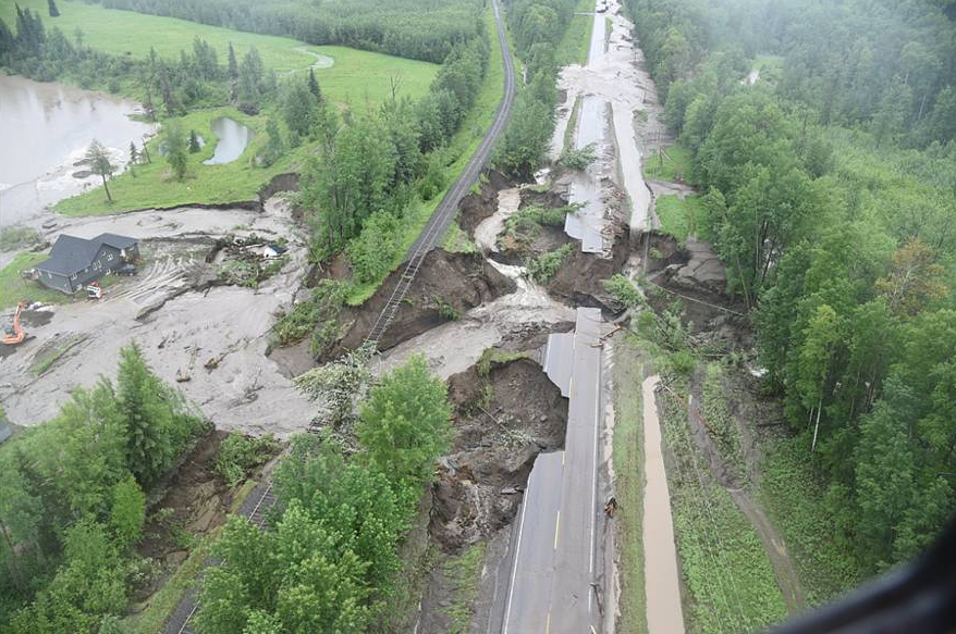 Flooding in B.C.’s Peace Region closes provincial highway Image