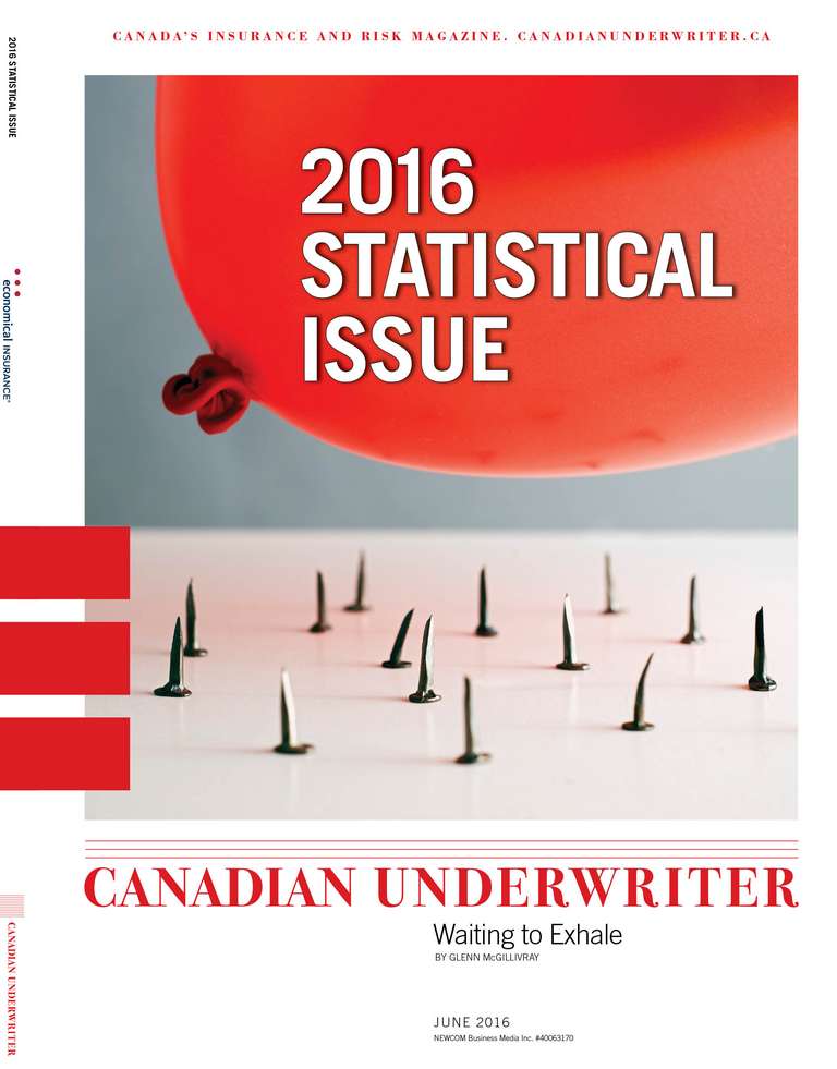 The Digital Edition of Canadian Underwriter magazine’s 2016 STATISTICAL ISSUE Image