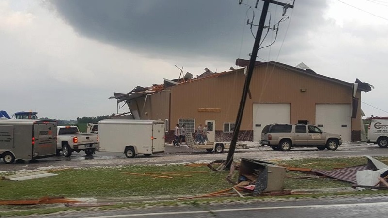 Storms tear up small communities in Minnesota, Wisconsin Image
