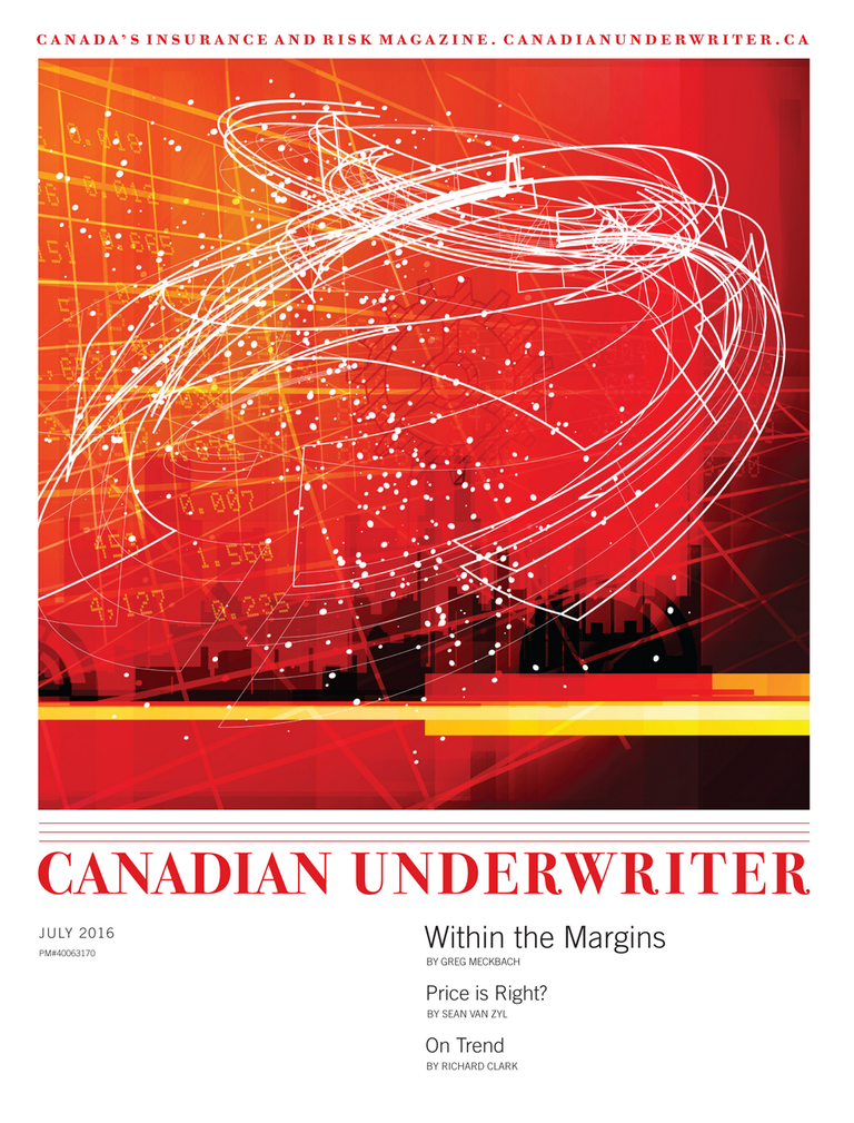 The Digital Edition of Canadian Underwriter’s July 2016 issue Image