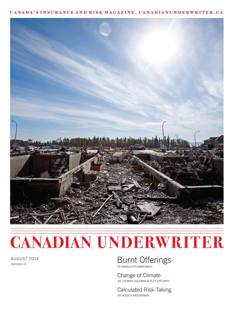 The Digital Edition of Canadian Underwriter’s August 2016 issue Image