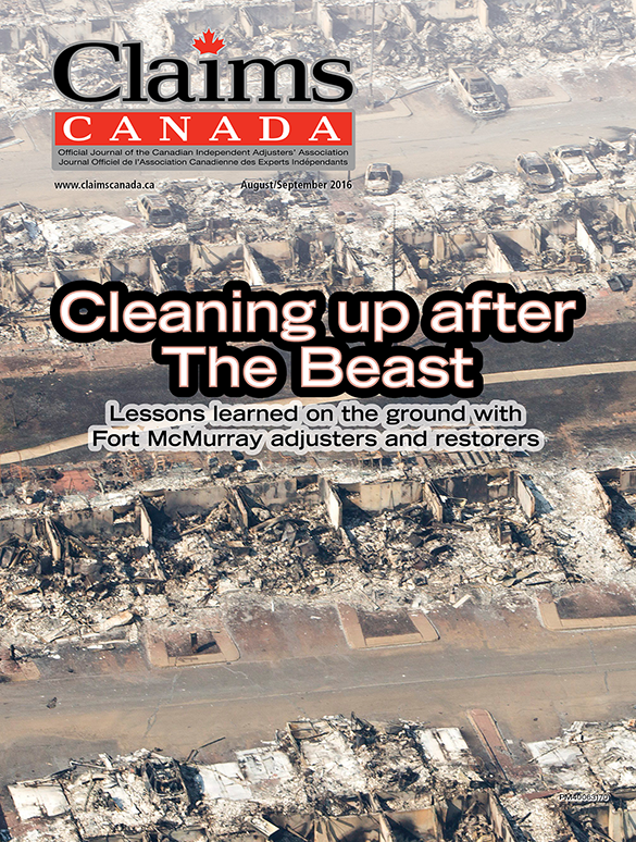 The Digital Edition of Claims Canada’s August/September 2016 issue Image