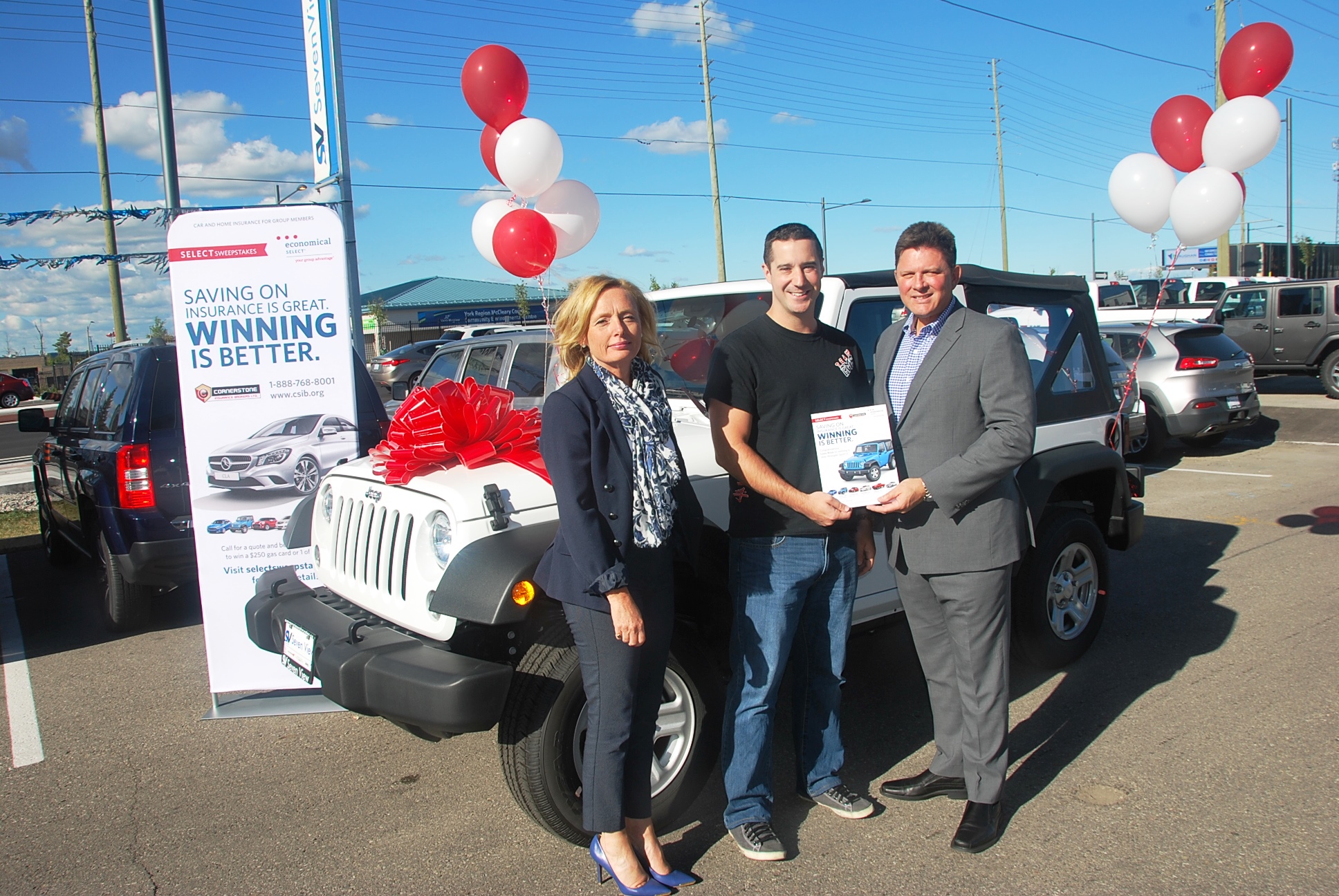 Louis Rossi of Woodbridge wins 2017 Jeep Wrangler Sport S in Select Sweepstakes Image