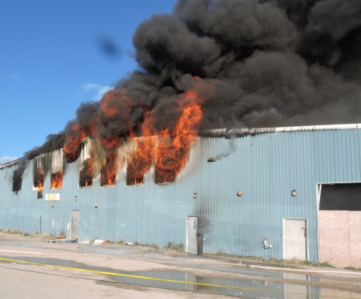 Fire that destroyed food store on Manitoba reserve set by kids: RCMP Image