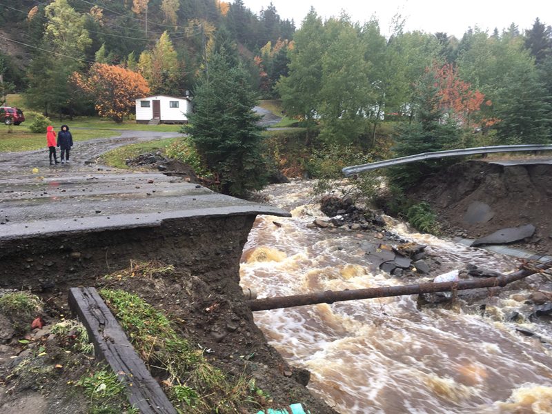 Thanksgiving floods in Atlantic Canada caused more than $100 million in insured damage: CatIQ Image
