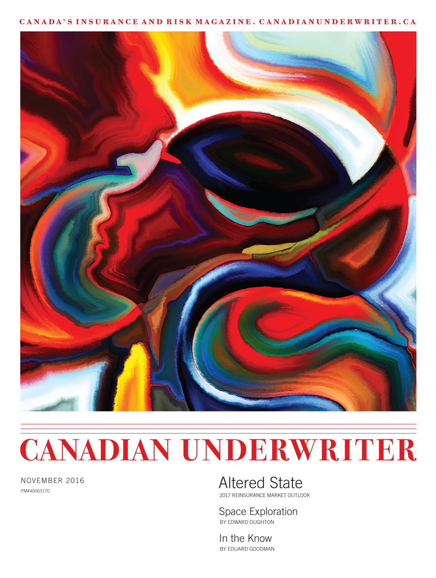 The Digital Edition of Canadian Underwriter’s November 2016 issue Image