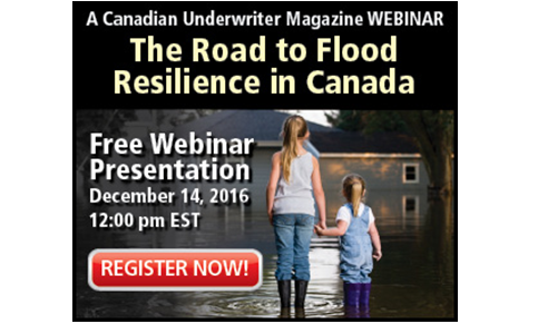 Canadian Underwriter and Swiss Re team up for webinar on Canadian flood risk – December 14 at 12 p.m. EST Image