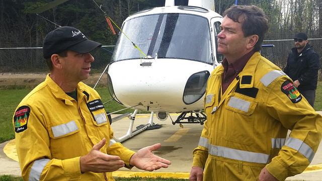 B.C. Wildfire Service monitoring grass fire near Pemberton Image