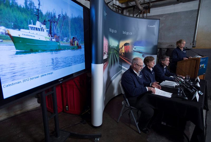 Actual operation of fishing vessel involved in fatal B.C. accident ‘differed from the assumed loading conditions:’ Transportation Safety Board Image