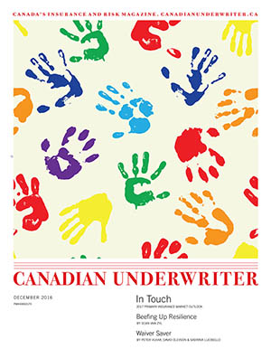 The Digital Edition of Canadian Underwriter’s December 2016 issue Image