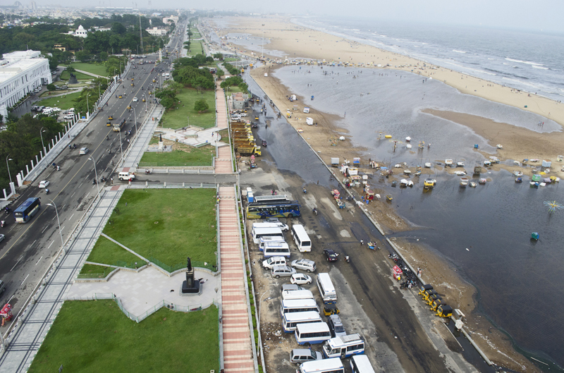 Two dead, more than 15,000 evacuated as cyclone hits southeast India Image