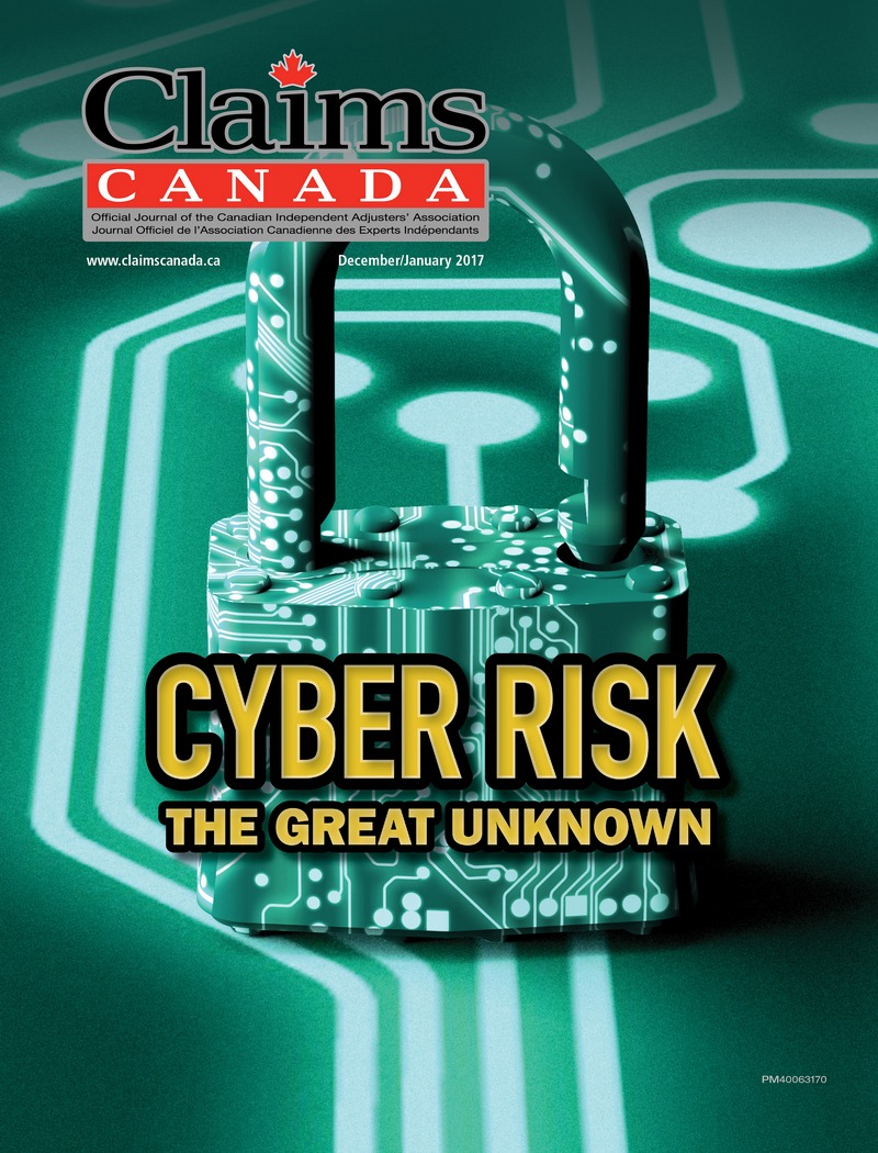 The Digital Edition of Claims Canada magazine’s December/January 2017 issue Image