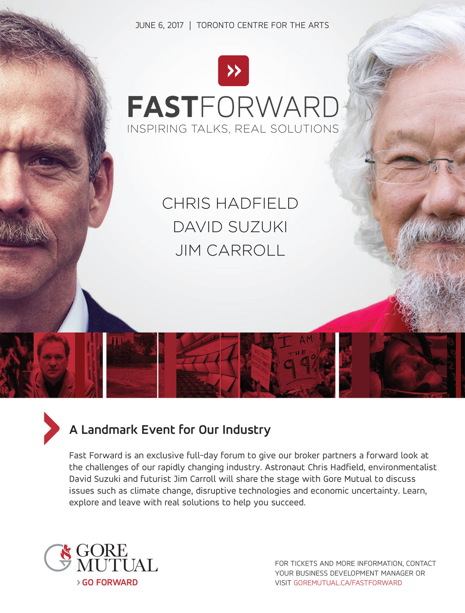 Gore Mutual to Share Stage with Suzuki and Hadfield at Landmark Broker Event Image
