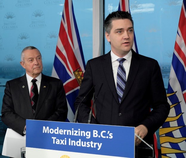 Ridesharing anticipated in B.C. by “end of 2017,” province unveils measures to help taxi industry modernize Image