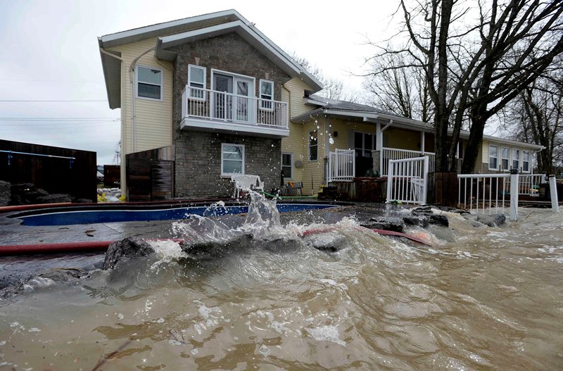 Flooding in Ontario and Quebec in April and May estimated to cost “well into the millions” in U.S. dollars: Aon Benfield Image