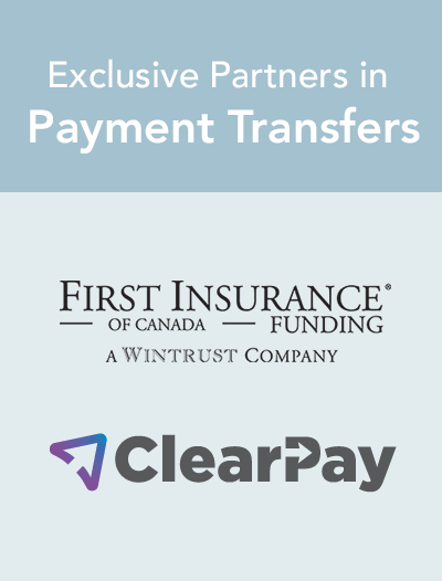 FIRST Insurance Funding of Canada and Clearpay exclusive partners in payment transfers Image
