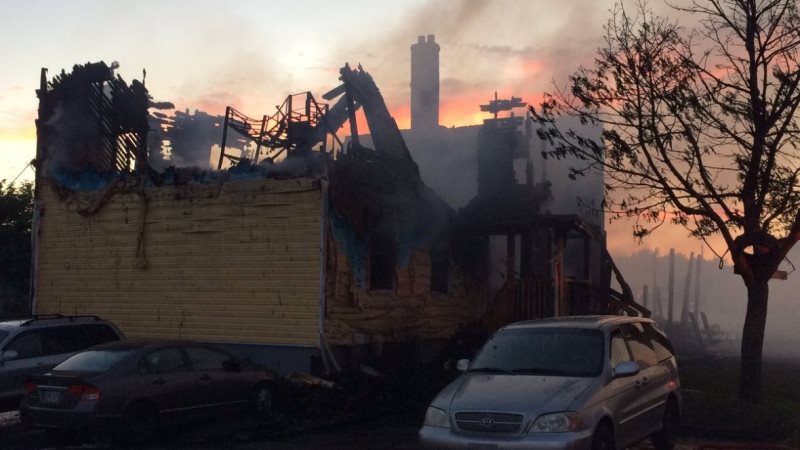 Fire destroys N.L. apartment complex, leaves dozens homeless in St. John’s Image