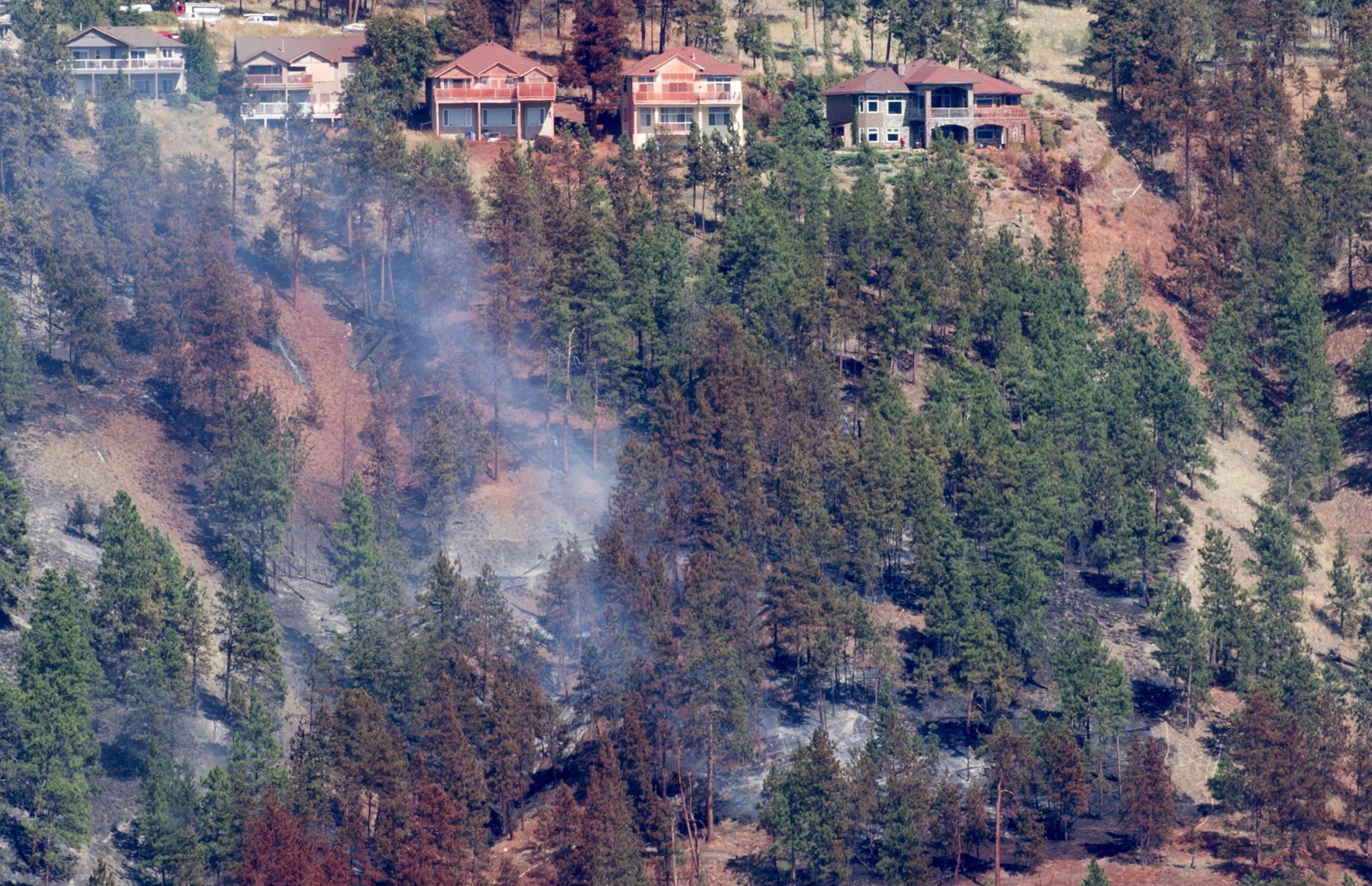 Extent of damage remains unclear as winds fan B.C. wildfires Image