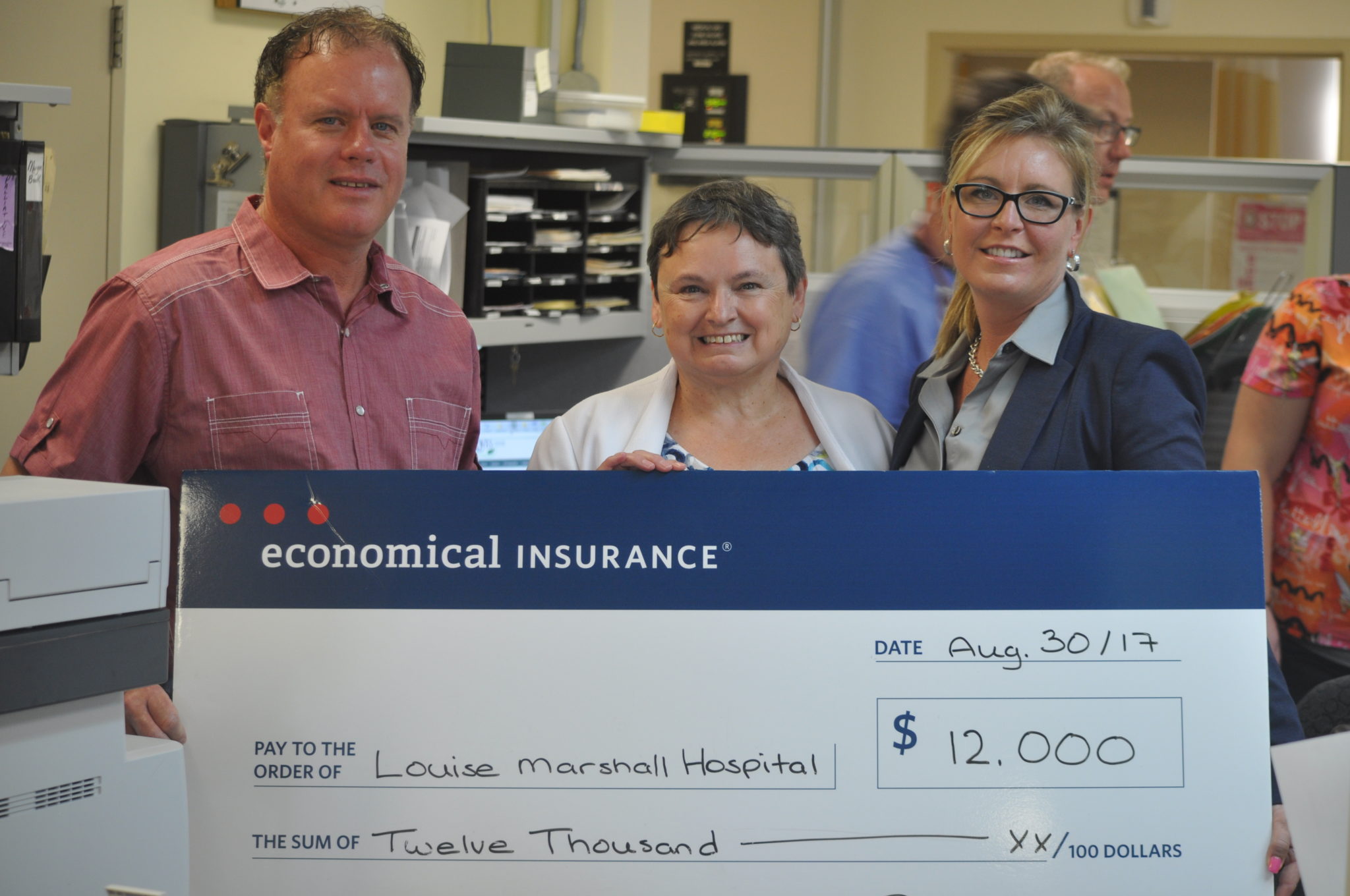 Economical Insurance contributes to an enhanced patient experience at Louise Marshall Hospital with $12,000 donation Image