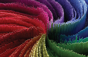 Data Converging Image