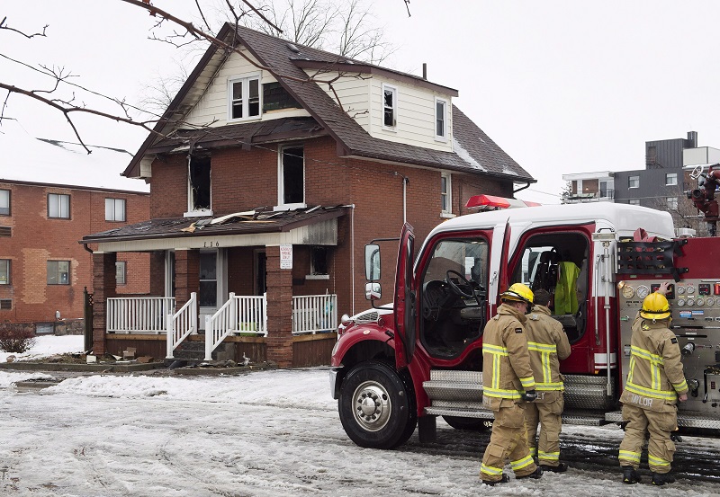 No smoke alarm in home where blaze killed four Image