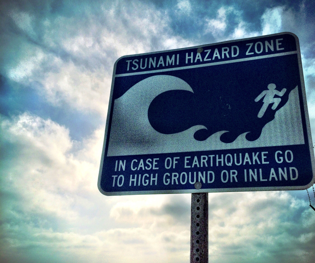 Tsunami fears send people in B.C. to higher ground Image