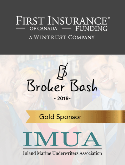 FIRST Canada and Inland Marine Underwriters Association announce sponsorship of the July rooftop edition of Broker Bash Image