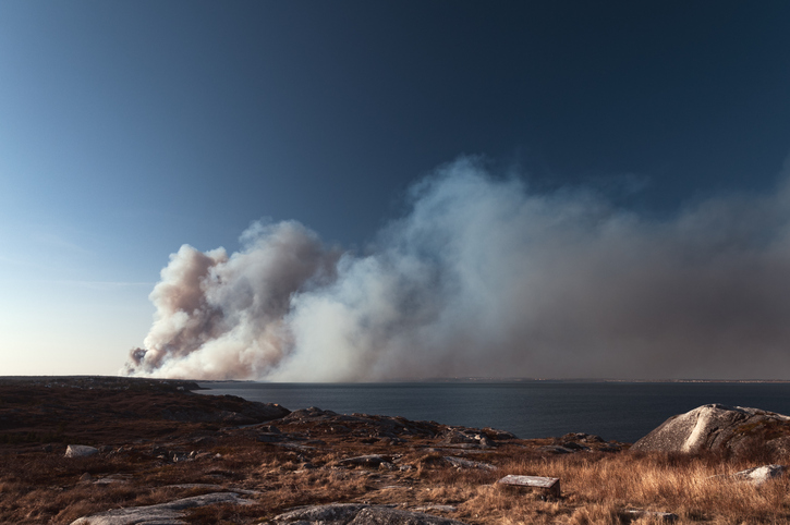 Crews fight hotspots, flare ups in large fire Image