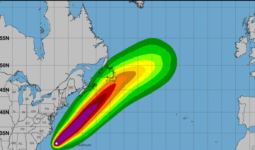 Tropical Storm Chris could make landfall on Newfoundland Image