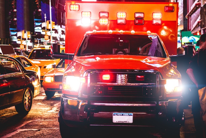 Can’t hear the ambulance? Turn down your radio Image