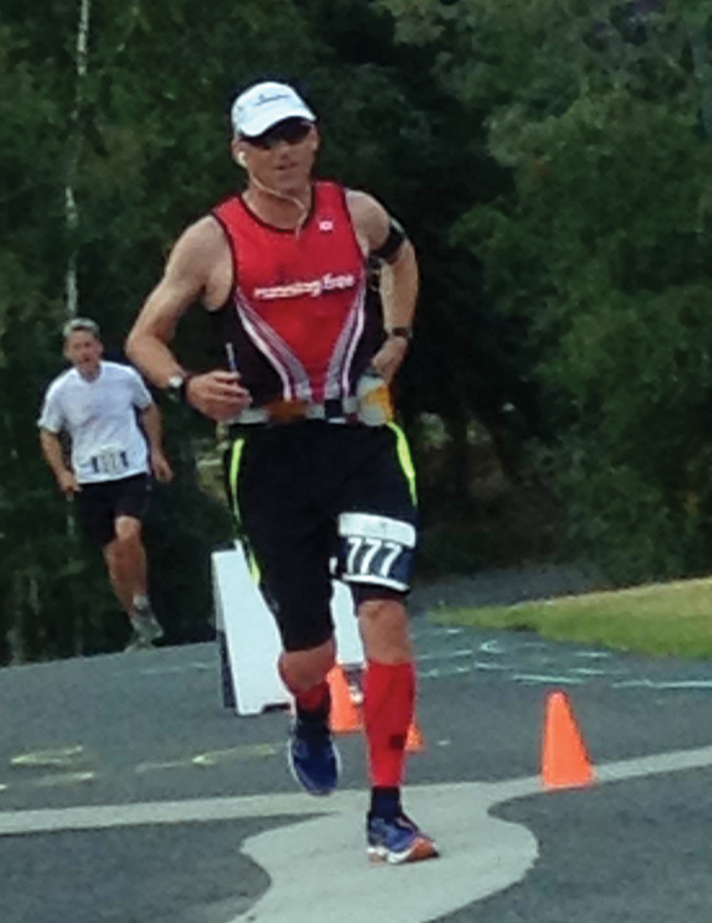 Running past the finish line Image