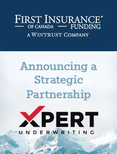 FIRST Canada announces a strategic partnership with Xpert Underwriting Image