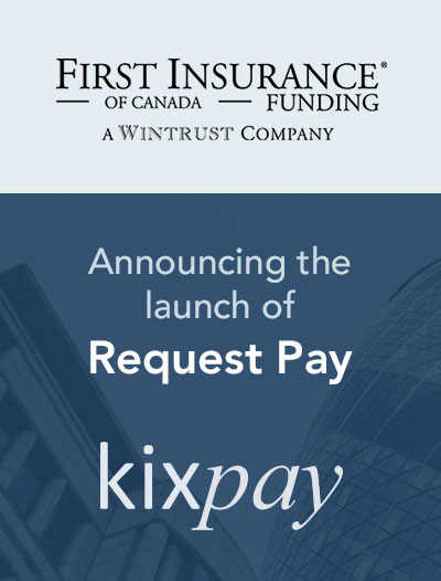 FIRST Canada announces another insurance industry first: Request Pay Image