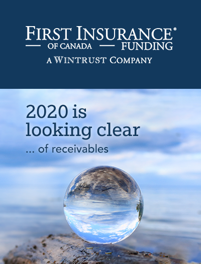 2020 is looking clear… of receivables with FIRST Canada Image