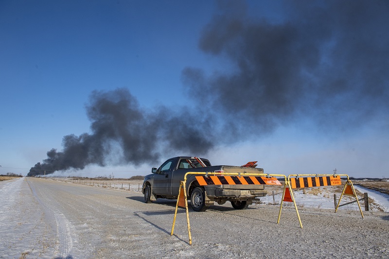 Last tanker cars to be removed from site of derailment in Saskatchewan Image