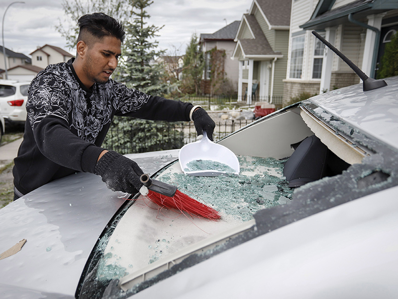 How Alberta brokers are faring with hail claims Image