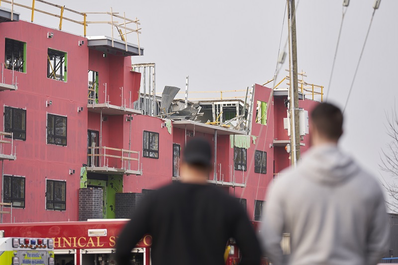 Partial building collapse in London, Ont. kills two workers, injures four others Image