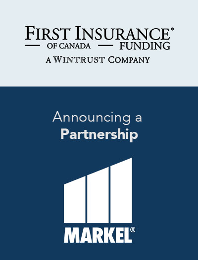 FIRST Canada announces a partnership with Markel Canada Image