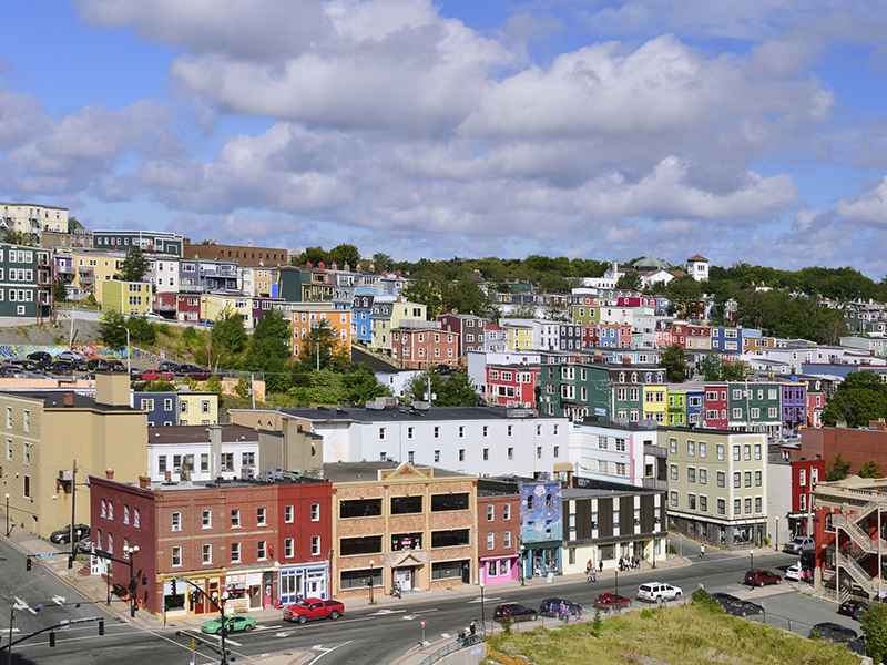 Where Hurricane Larry is forecast to make landfall in Canada Image