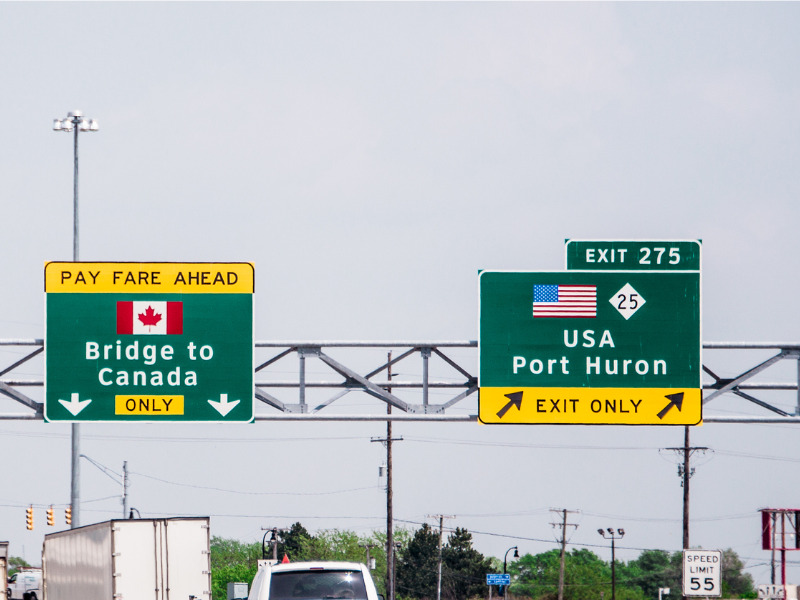Truckers say vaccine requirement for crossing border will exact economic toll Image